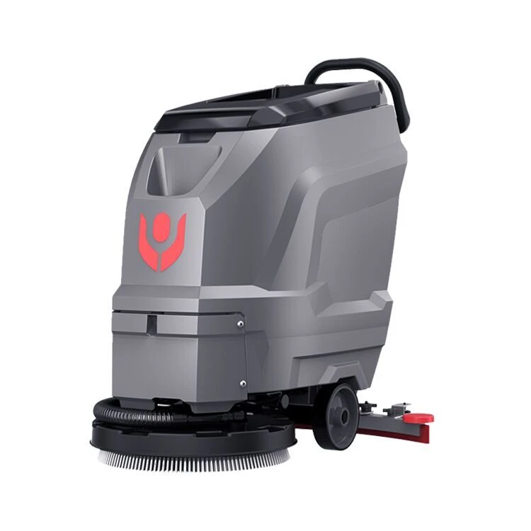Walk-Behind Floor Scrubber-Battery bertenaga